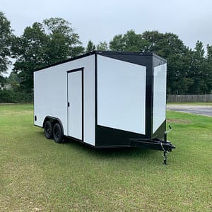 8.5x16 - White Blackout Wing 7'